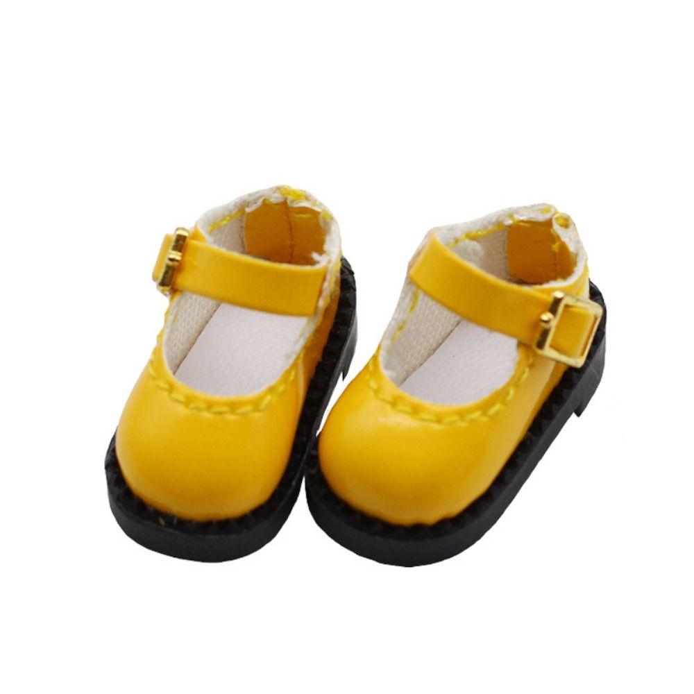 1 пара сандалий для куклы ob11 с круглым носком из ПУ кожи, туфли принцессы OB11, 12 BJD кукла, обувь из ПУ, куклы для тела