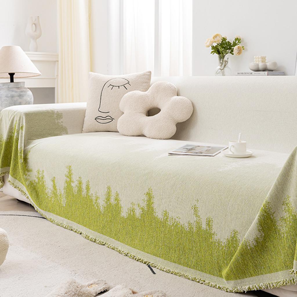 Простой модный чехол для дивана из шенилла Four Seasons Universal Anti-Scratching Antistick Wool Universal Sofa Towel