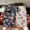 Красивый чехол с рисунком сердец любви и кожи для iPhone 16, 15, Pro, 14 Plus, 13, 12, 11 Pro Max, Xs Max, Xr, 8, 7, 6 Plus, ударопрочный, тонкий, мягкий чехол из ТПУ