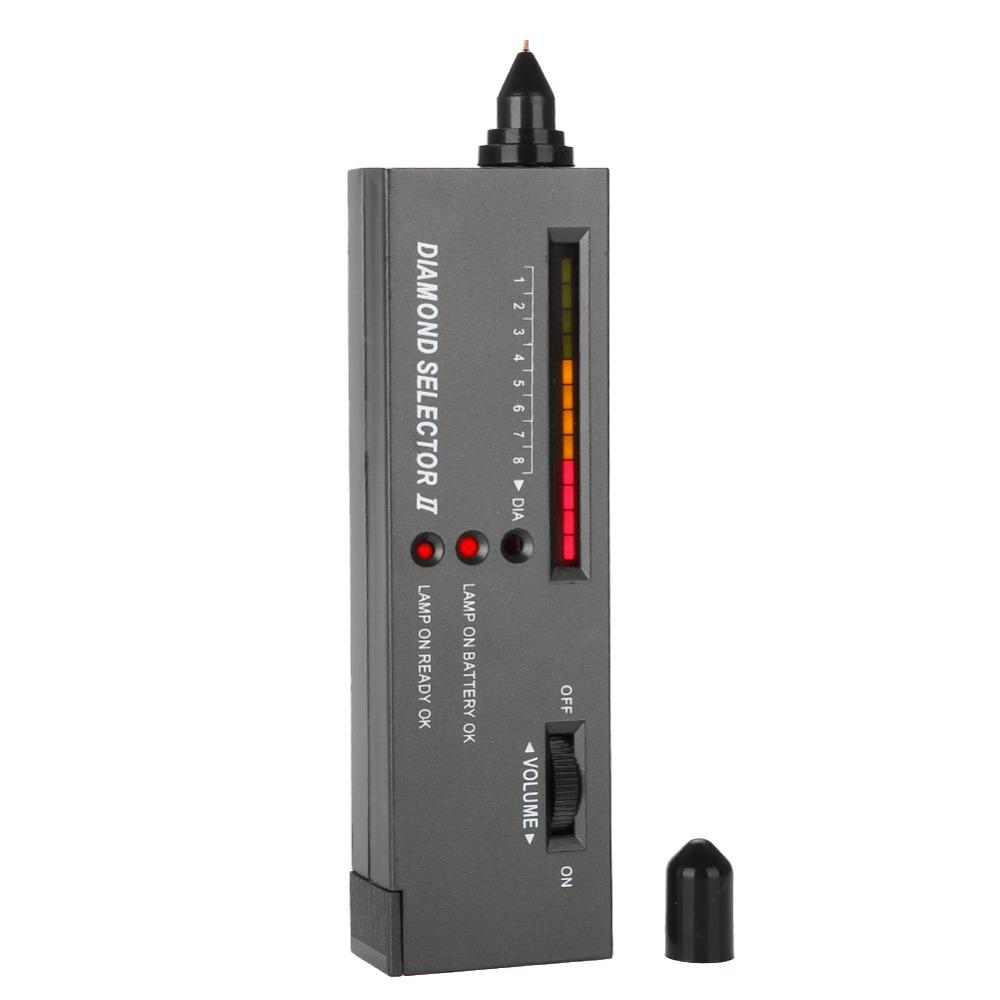 Plastic Portable LED Diamond Tester LED Indicator Moissanite Tester For Novice and Expert