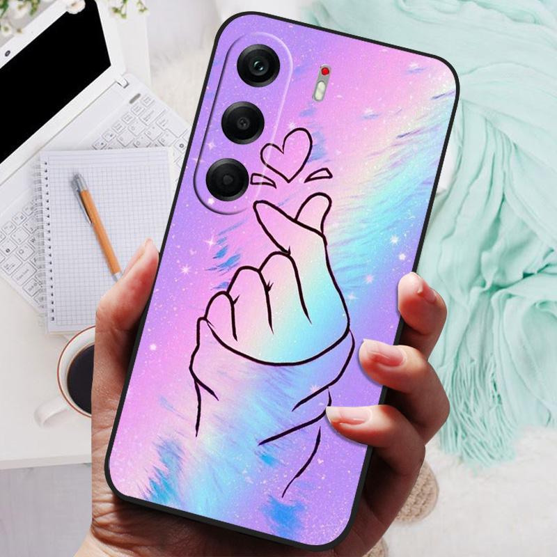 Чехол для Tecno Camon 40 Pro Premier, Силиконовая мягкая задняя крышка со львом и волком, Для Tecno Camon40Pro 4G 5G, Защитный чехол