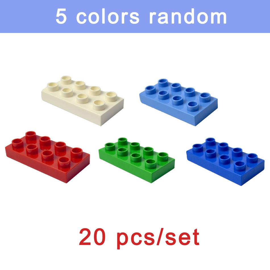 404 Dot Большой размер базовой плиты кирпич большой размер плиты строительный блок напольные аксессуары Leduo частицы совместимый большой животное