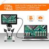 7-дюймовый 1080p 1200x Вращающийся FHD Экран Увеличитель LCD Цифровой Микроскоп Увеличение Видеорегистратор