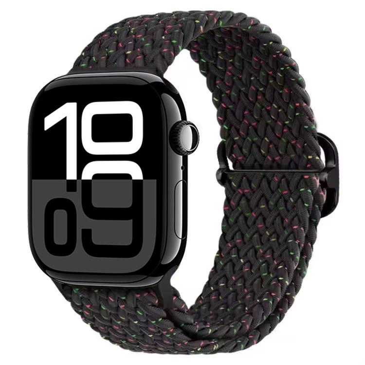 Нейлоновый плетеный ремешок-петля для Apple Watch Ultra/2 49 мм 10 9 8 7 46 мм 45 мм 41 мм 6 5 4 SE 44 мм 40 мм Эластичный ремешок для iWatch 3 42 мм