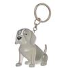Transparent Pet Hair Keychain Dog Shape Puppy Pendants Cartoon Dog Hair Storage Box  Jewelry Gift