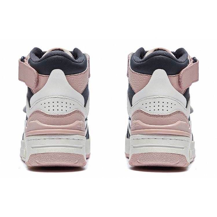 Li Ning Rsr 101 Hi Dream Theme Show Basketball Culture High Top Retro Basketball Shoes Women Sneakers Pink Black White ABCS086-1