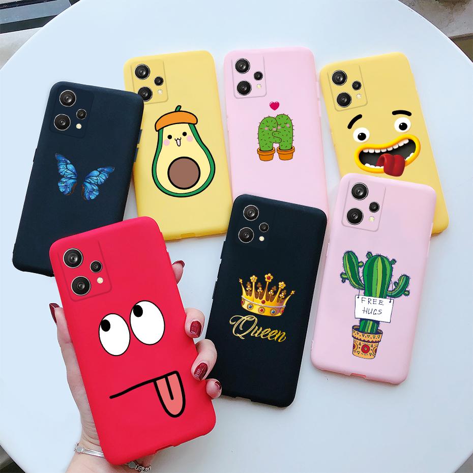 Чехол для Realme 9 2022 Милый Кот Мультяшный Расписной Мягкий Силиконовый Задняя Крышка Телефона Для Realme 9 4G Чехлы Fundas RMX3521 Realme9 Coque
