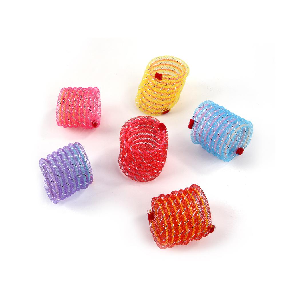 Interactive Toys for Kittens and Cats, Colored Spring Toy, Pet Toy, Spiral Springs, Pet Products for Cats