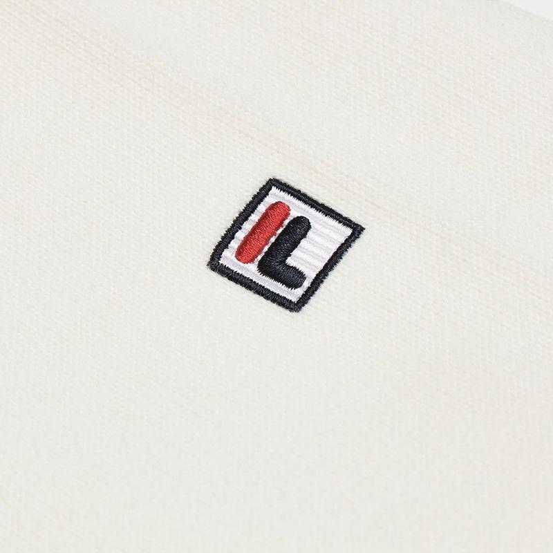 Fila Наследие Мода Классический Простой Трендовый Удобный Универсальный Повседневный Вязаный Худи Женские толстовки Туманно-Лотосово-Белый F11W548201FIV
