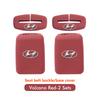 For Hyundai Car Seatbelt Buckle Cover Silicone Anti-scratch Protector Sonata Azera Coupe SantaFe Genesis Accent Creta gdu8