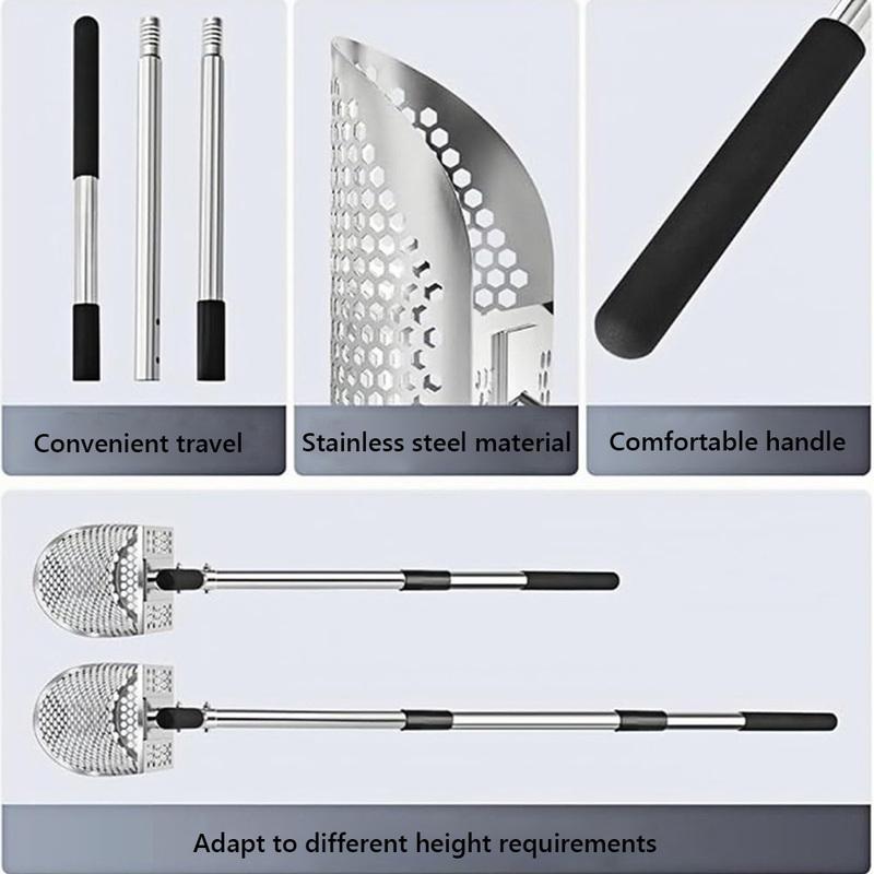 Совок для песка из нержавеющей стали, совок для металлоискателя, многофункциональная лопата-сито для песка, лопата для быстрой просевки для подводного использования, для заднего двора