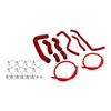 Silicone Radiator coolant Hose Fit For Suzuki SV 650 SV650 2016-2025 Red