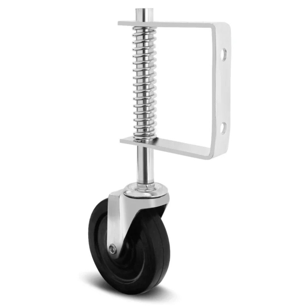 Сверхпрочное подпружиненное колесо 4 дюйма с пружинным демпфированием, колесо для дверных ворот для мебели