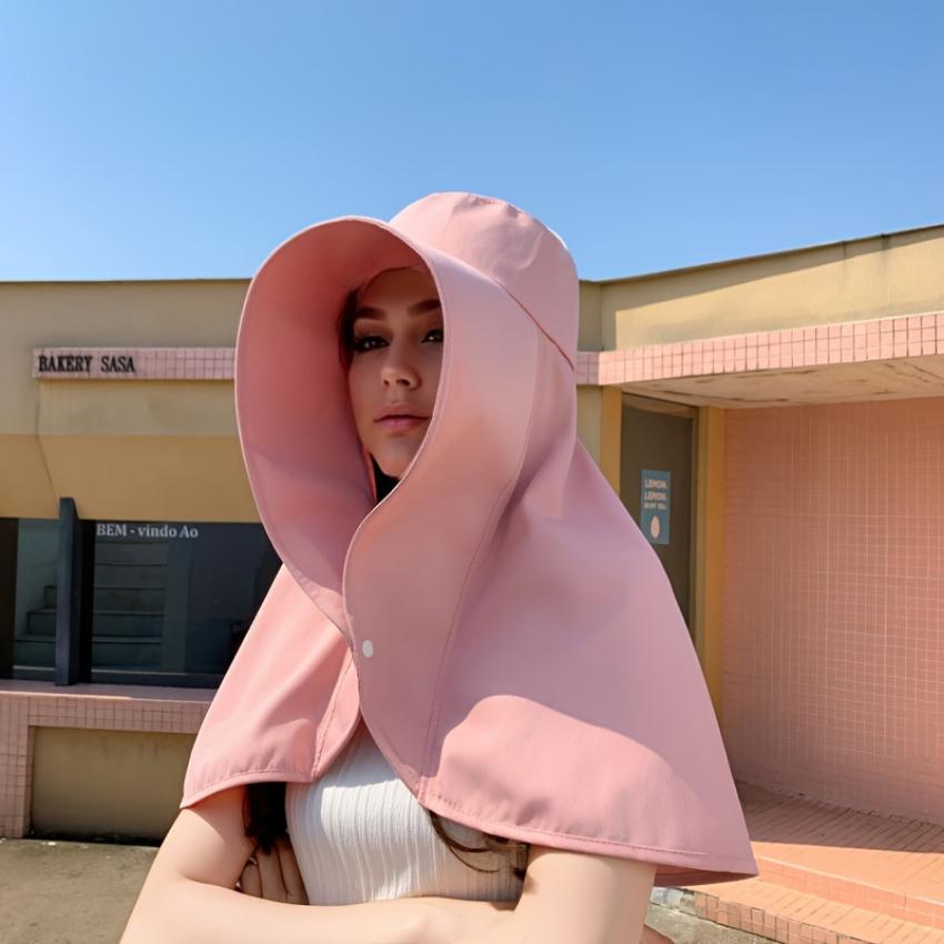 Новая женская солнцезащитная шляпа с широкими полями, легкая и дышащая, подходит для весны и лета, защита лица на открытом воздухе.