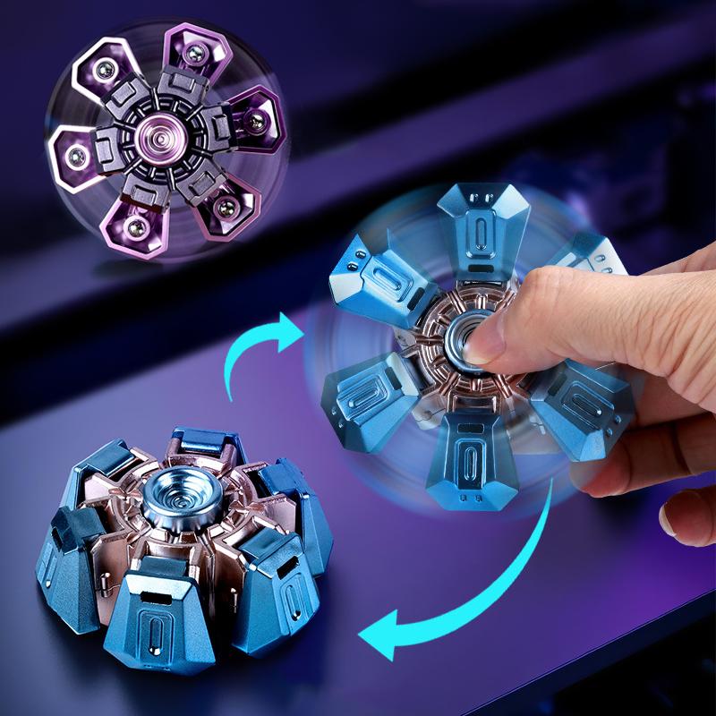 Новый Стальной Бисер Fidget Spinner Вращающаяся Деформация Ручной Спиннер Головоломка Игрушки для Снятия Стресса для Взрослых EDC Офисные Подарки