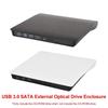 Внешний корпус USB 3.0 SATA для DVD CD-ROM RW оптических приводов, ABS, для аксессуаров ноутбука