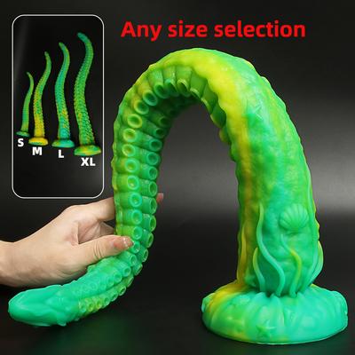 Длинная анальная пробка Щупальце Дилдо Пенис Прогрессивная Вагина Осьминог Анальная пробка Игрушка для взрослых Секс-продукт Дилдо-монстр Анальный стимулятор