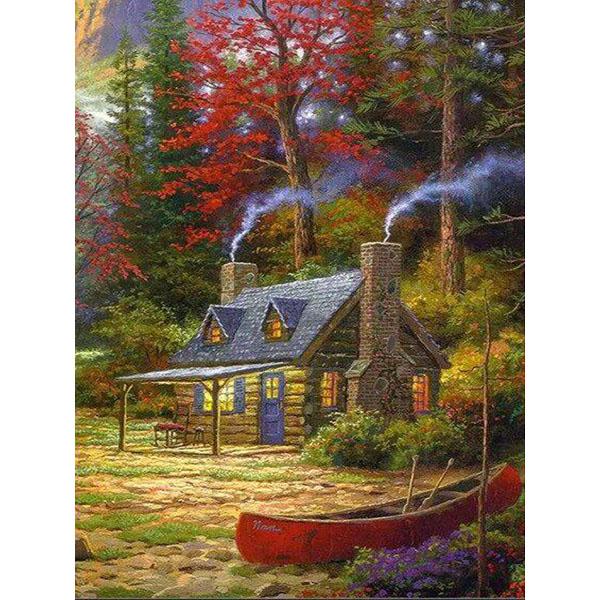 5D DIY Набор для алмазной живописи Весна и зима Искусство Алмазная вышивка Стразы Украшения для дома