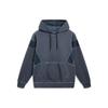 Li Ning Skateboard Series Color Block Loose Pullover Hoodie Unisex Hoodies Black AWDT221-1