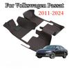 Автомобильные коврики Искусственная кожа Для Volkswagen Passat 2011 2012 2013-2024 Автомобильные ковры Под ноги Коче Аксессуары для интерьера