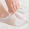 5 пар летних женских сетчатых хлопковых носков, однотонные силиконовые невидимые носки-лодочки, силиконовые нескользящие носки до щиколотки, антибактериальные носки с дезодорантом