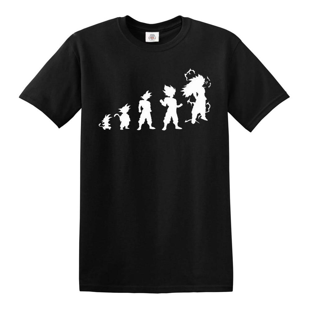 Evolution of dragon ball tshirt mens funny novelty goku z anime tee top