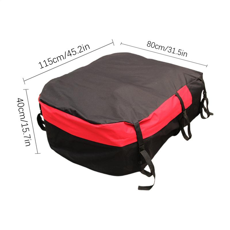 Car Top Carrier Waterproof Roof Rack Storage Bag Foldable Car Topper Luggage Carrier Travel Accessories For Most Automotive