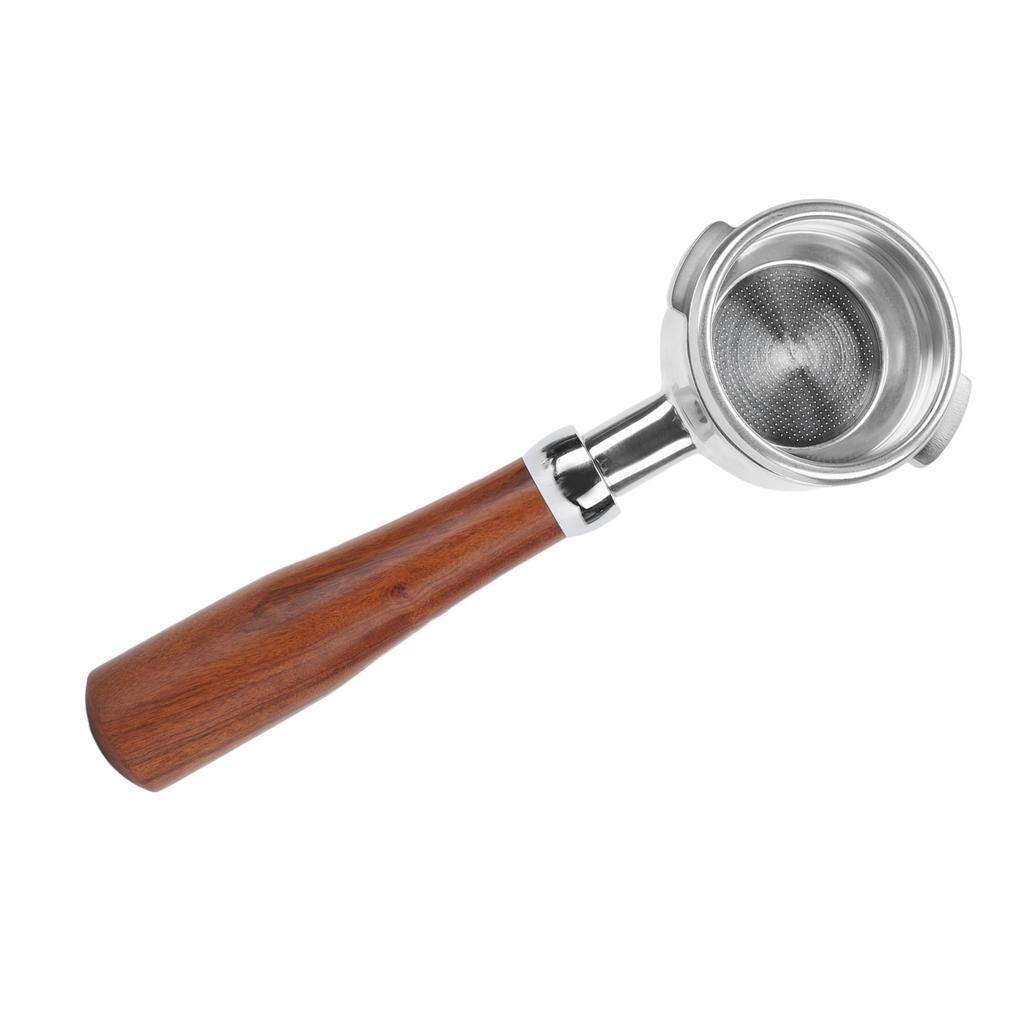 58 мм бездонный портафильтр сменный нержавеющая сталь ручка наклонный ушной фильтр для кофе NOWWA