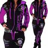 Fashion Women Clothing Women Hooded Tracksuit Printing Fashion Sets Sportswear Athletic Sets