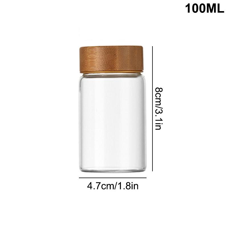 Контейнер для хранения кофейных зерен, стеклянная трубка с деревянным инструментом, пробирки в бутылках для хранения зерна, деревянные герметичные канистры, инструмент для бариста, подарок