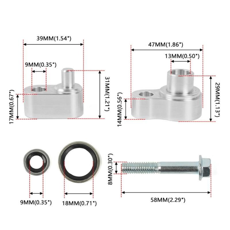 Задний комплект блокировки кондиционера Сменный комплект блокировки кондиционера Линейные терминаторы с винтами с шайбами