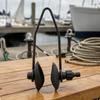 Промывочное устройство для лодочного мотора из нержавеющей стали, зажимного типа, с резиновыми накладками, морское