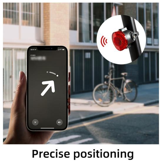 Bike Reflective Tail Mount Universal MTB Light for AirTag Locator Road Mountain Bicycle Saddle