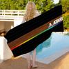A-Atari Логотип Микрофибра Плед Быстросохнущие Пляжные Полотенца Большой Размер Печать Супервпитывающий Бассейный Полотенце-Плед