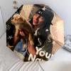 1 шт. Автоматический складной зонт - Узор с индивидуальным именем Billie Eilish, Портативная и складная конструкция с 8 спицами, Рождественские и Дни рождения Подарки