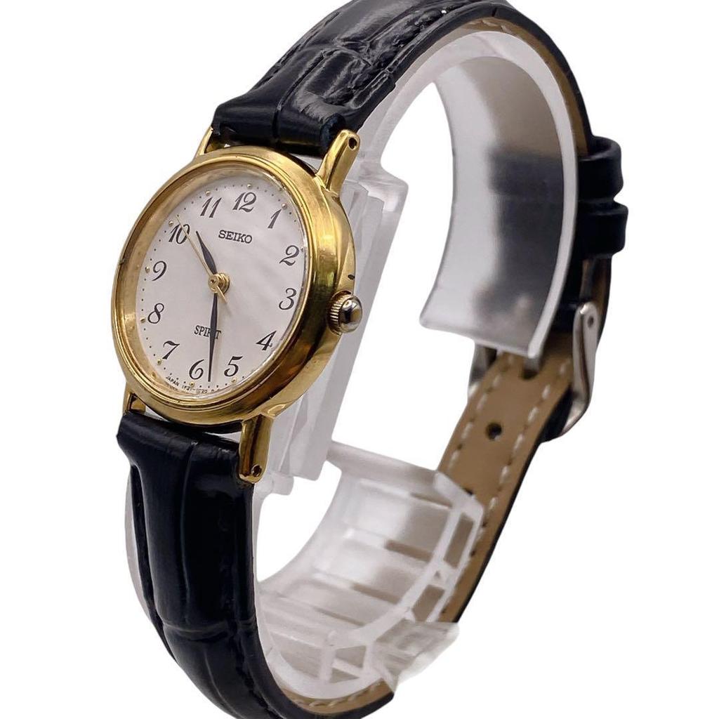 [USED] Good condition SEIKO Gold Spirit Women's Watch 1090