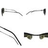 Used EMPORIO ARMANI Sunglasses Men's Metal Frame Full Rim EA2027 3082/73 Used T1