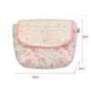 Quilted Design Pencil Case Large Capacity Pen Bag Kawaii Makeup Bag  Office Use