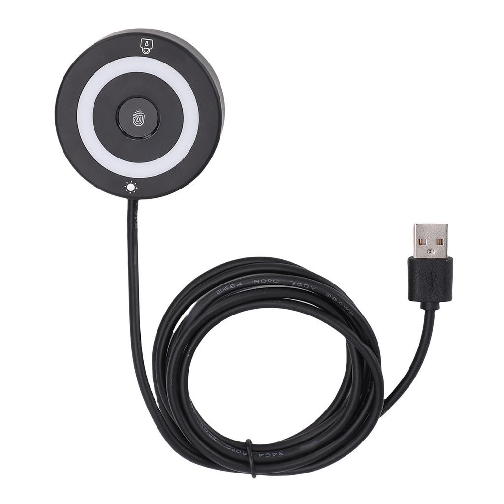 USB Fingerprint Reader for 10 11 Fingerprint Scanner PC Dongle 360 Degree Touch Fast Matching Biometric Recognition for PC Laptop