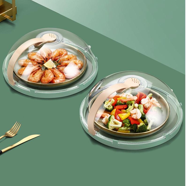 Крышка от брызг для микроволновой печи 12 дюймов, крышка для микроволновой печи для еды с ручкой и пароваркой, прозрачная крышка для микроволновой печи, кухонная утварь, кухонные подарки