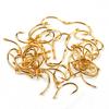 50pcs Gold Color Fly Tying Scud Nymph Hook Caddis Midge Shrimp Fly Tying Fish Hooks Size 10 12 14 16