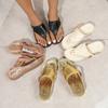 Новые повседневные ретро пляжные туфли и шлепанцы на толстой подошве с круглым носком