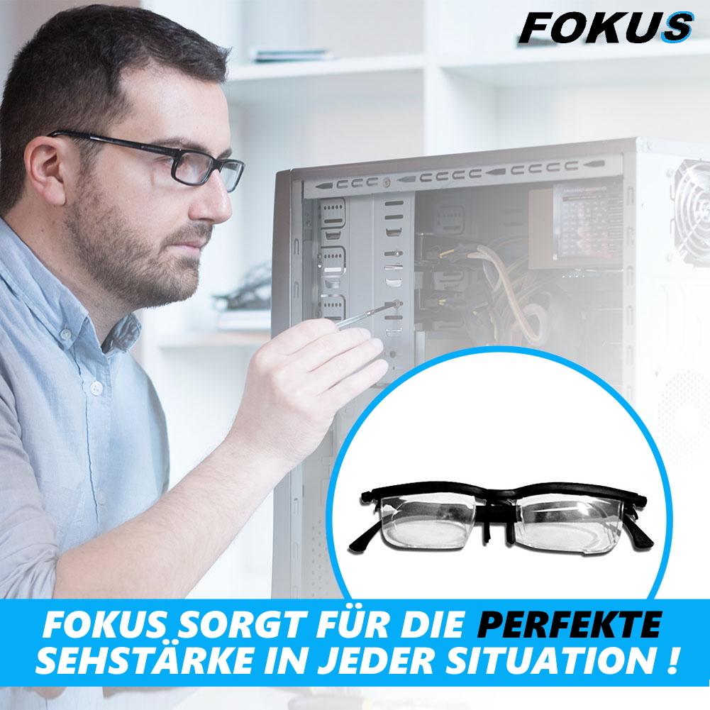 FOKUS индивидуально регулируемые очки -6 +3 диоптрии очки для чтения Ad Lens Glass