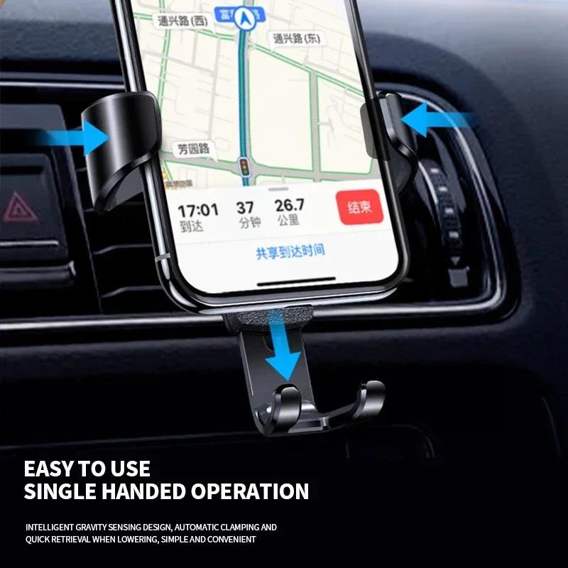 Для VW Volkswagen Jetta MK5 Golf Автомобильный держатель телефона Клипса в вентиляционное отверстие Мобильная поддержка Для Volkswagen Tiguan Bora POLO PASSAT CC К