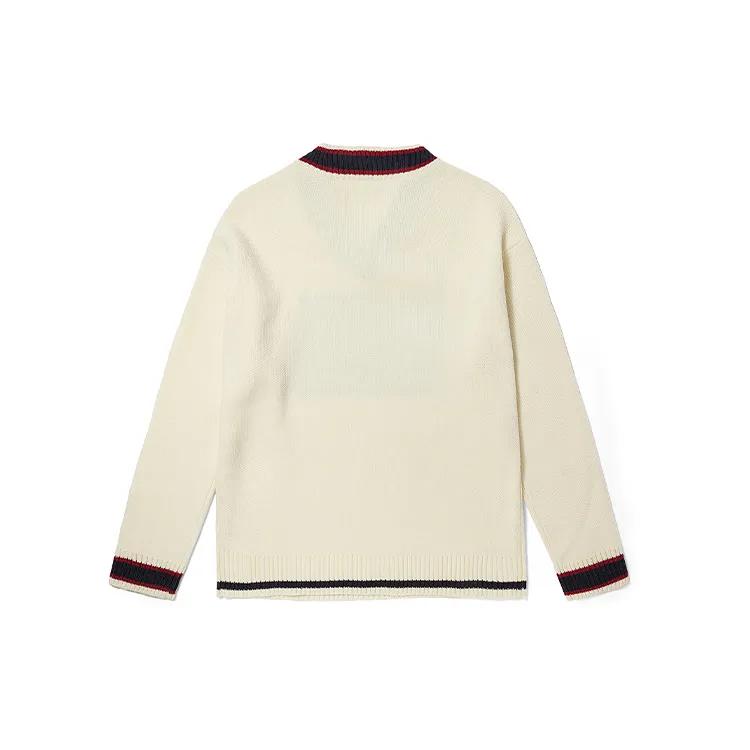 Kappa Sweater Unisex Korean White (Unisex) Sweaters K0CY2LT01