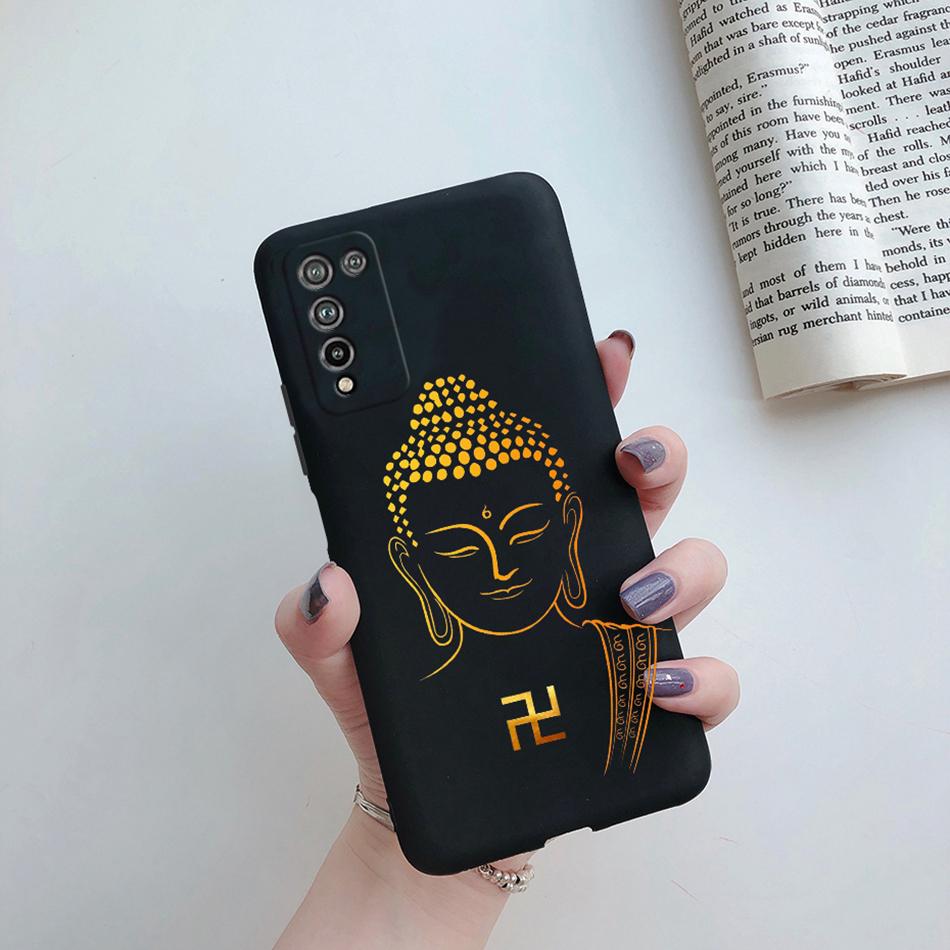 For Huawei Honor 10X Lite Case DNN-LX9 Cute Cartoon Flowers Cover For Honor10X Lite Honor 10 X 10X Lite Phone Cases Soft Bumper