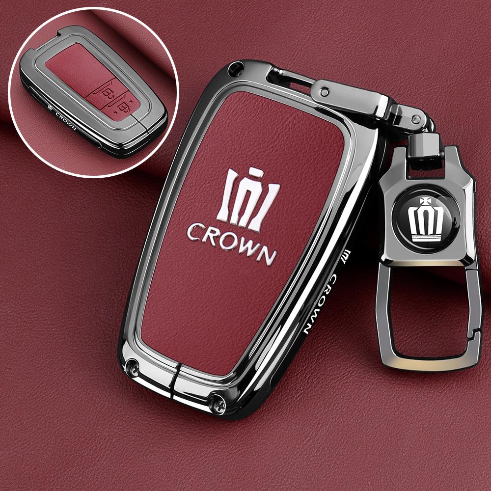 For Toyota Crown Land Release Keycase 2024 13th and 14th Generation Crown Car Special Shell Leather Full Buckle