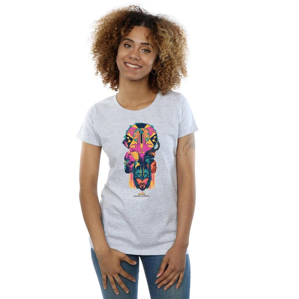 Marvel Womens/Ladies Thor Ragnarok Character Totem Cotton T-Shirt