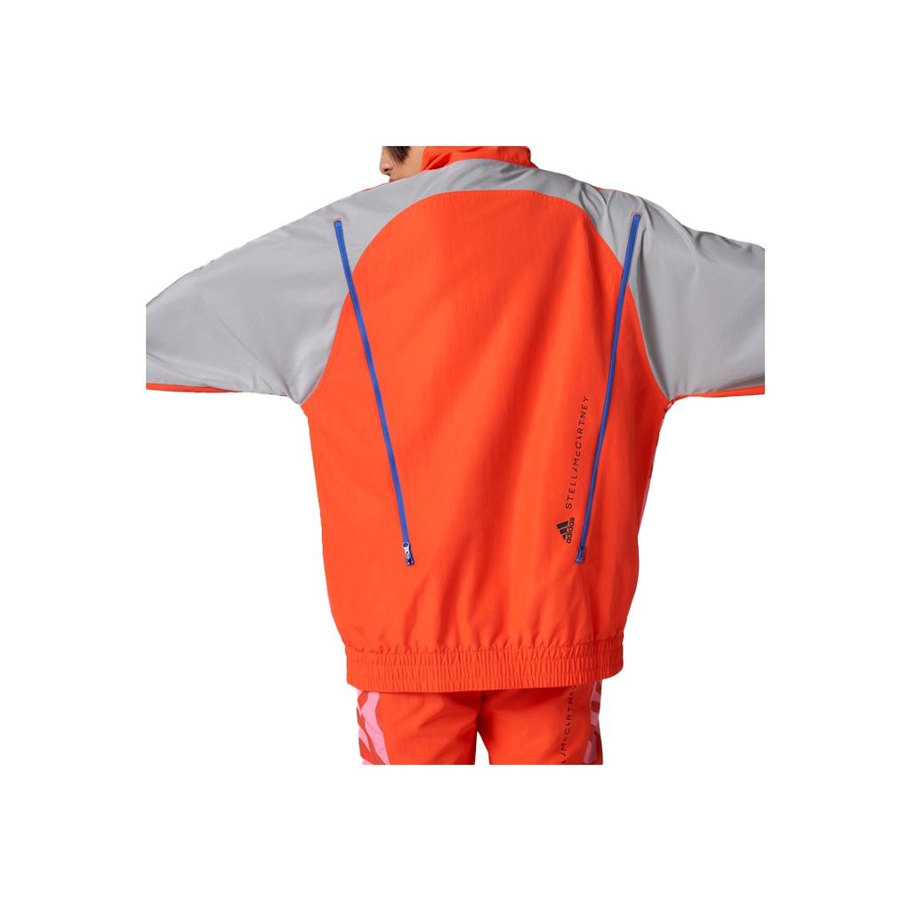 Adidas X Stella McCartney Ретро Спортивная куртка с воротником-стойкой Женские куртки Оранжевые H59949