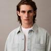 CALVIN KLEIN Shirt Men's Denim Light Blue 4RB927G
